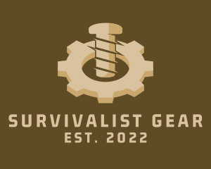 Industrial Bolt Gear logo design