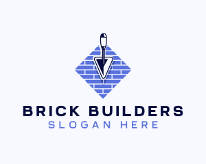 Brick Trowel Builder logo design