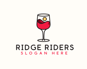 Red Mountain Liquor logo design