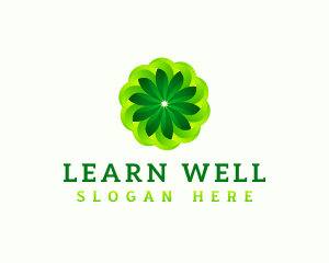 Leaf  Wellness Spa logo design