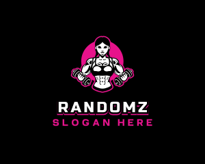 Muscle Woman Gym logo