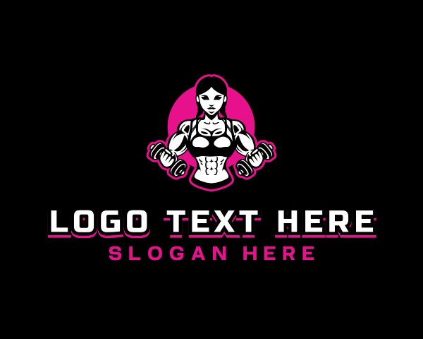 Powerlifting logo example 3