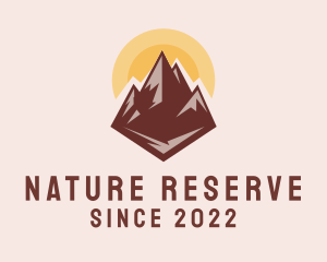 Nature Mountaineering Peak  logo design