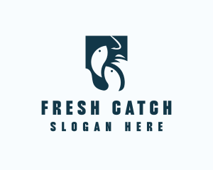 Green Fishing Bait logo design