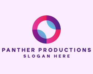 Colored Digital Circle logo design