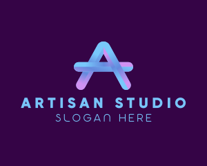 Creative Studio Letter A  logo design