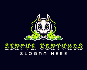 Evil Skull Smoke logo