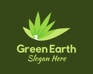 Green Peacock Environmental logo design