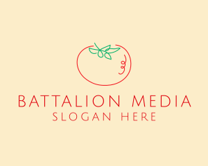 Fresh Red Tomato logo design