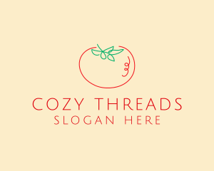 Fresh Red Tomato logo design