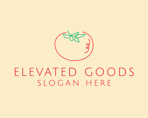 Fresh Red Tomato logo design