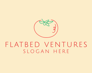 Fresh Red Tomato logo design