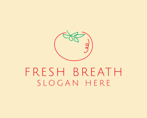 Fresh Red Tomato logo design