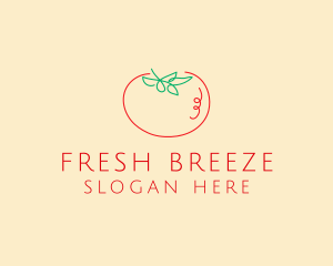 Fresh Red Tomato logo design