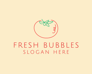 Fresh Red Tomato logo design