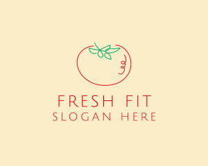 Fresh Red Tomato logo design