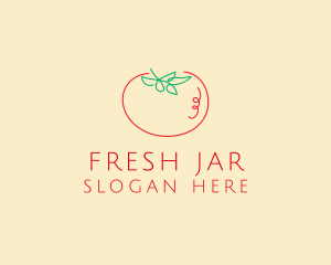 Fresh Red Tomato logo design