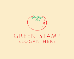 Fresh Red Tomato logo design