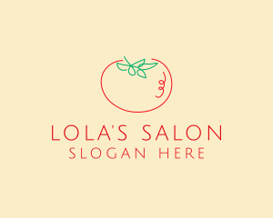 Fresh Red Tomato logo design