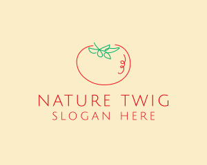 Fresh Red Tomato logo design