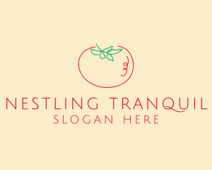 Fresh Red Tomato logo design