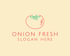 Fresh Red Tomato logo design