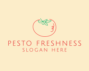 Fresh Red Tomato logo design