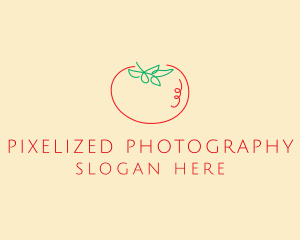 Fresh Red Tomato logo design