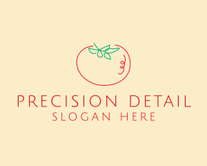 Fresh Red Tomato logo design