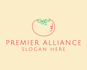 Fresh Red Tomato logo design