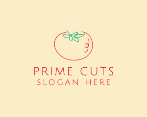 Fresh Red Tomato logo design