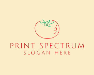 Fresh Red Tomato logo design