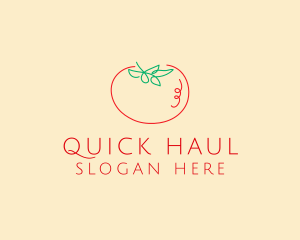 Fresh Red Tomato logo design