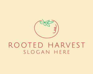 Fresh Red Tomato logo design