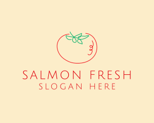 Fresh Red Tomato logo design