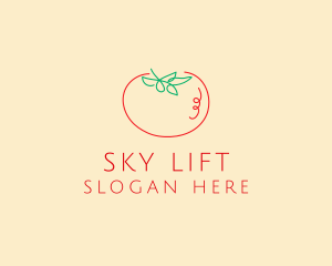 Fresh Red Tomato logo design