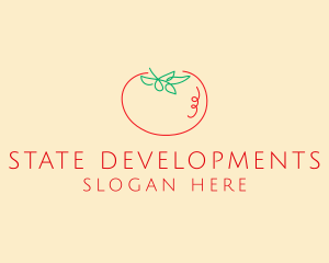 Fresh Red Tomato logo design