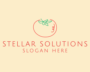 Fresh Red Tomato logo design