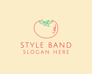 Fresh Red Tomato logo design