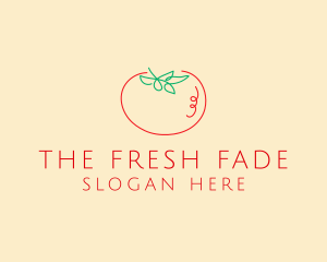 Fresh Red Tomato logo design