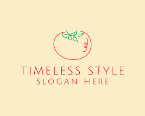 Fresh Red Tomato logo design