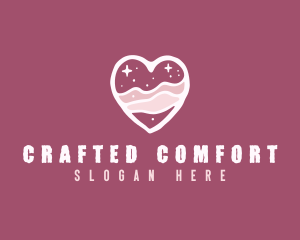 Heart Cake Pastry  logo design