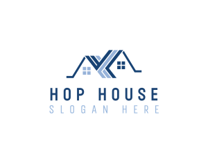 Roof House Property logo design