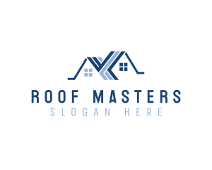 Roof House Property logo design