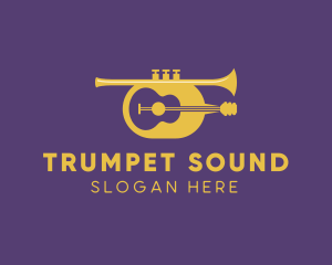 Guitar Trumpet Wind Instruments logo
