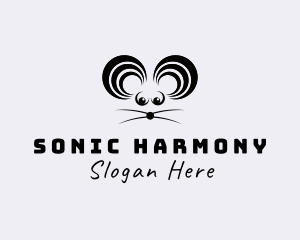 Mouse Sound Ears logo design