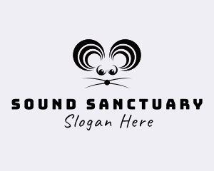 Mouse Sound Ears logo design