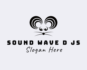 Mouse Sound Ears logo design