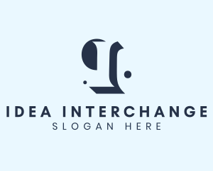 Interior Design Company Letter I logo design