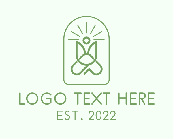 Yoga logo example 2